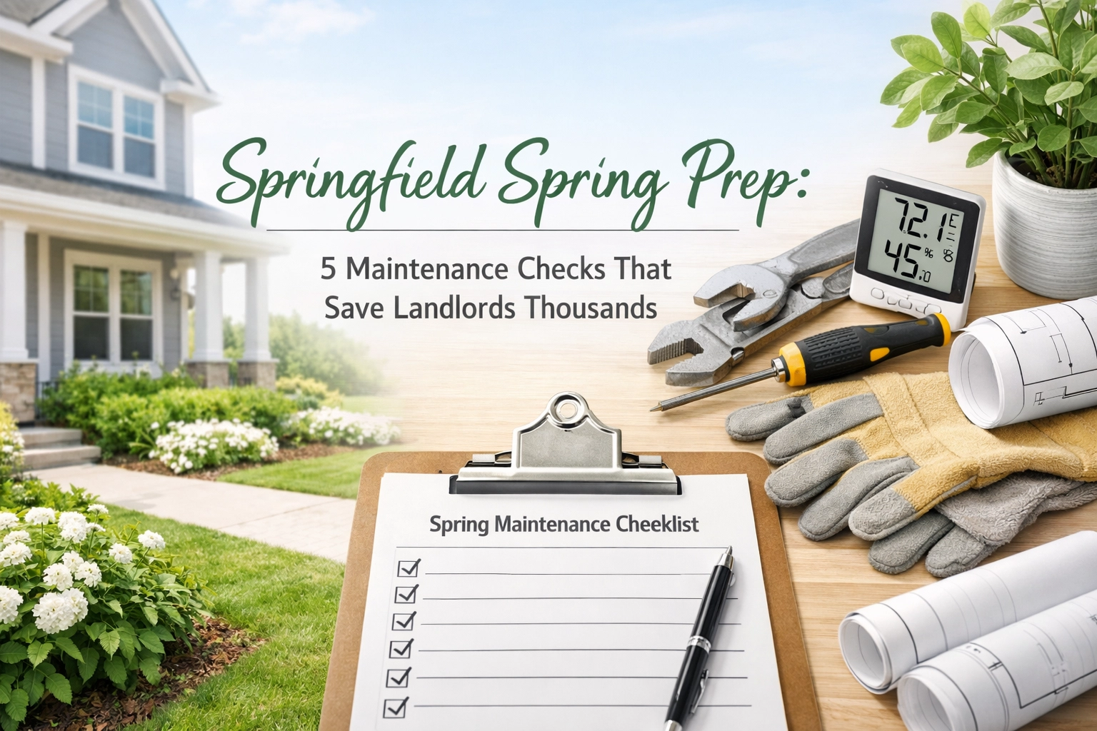 Springfield Spring Prep: 5 Maintenance Checks That Save Landlords Thousands
